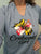 Crabcake Girl Hoodie - Mist Blue Ladies