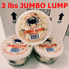 Crab Meat - 3 lbs JUMBO LUMP